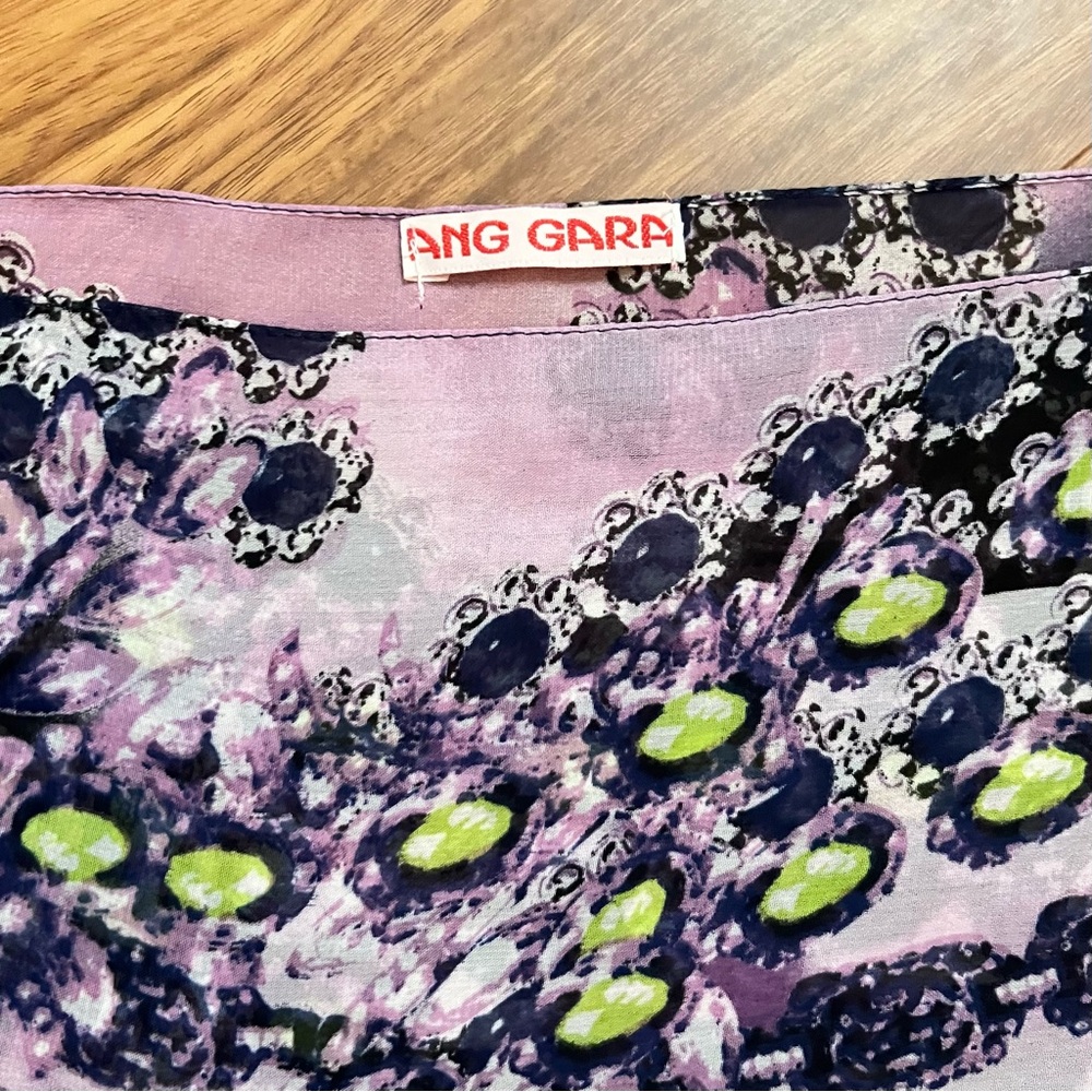 Elegant Floral Patterned Scarf - Picture 5 of 6